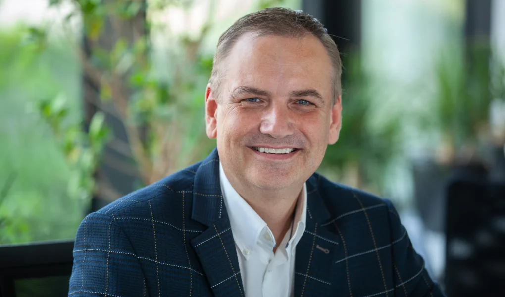 Martin Václavek, ředitel ČEZ ENERGO, portrét v interiéru